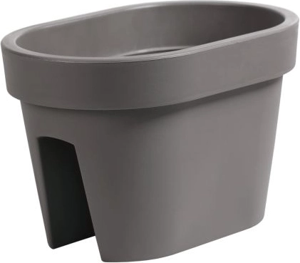 Ζαρντινιέρα για κιγκλίδωμα Lofly Railing γκρι πέτρα 12,3 l