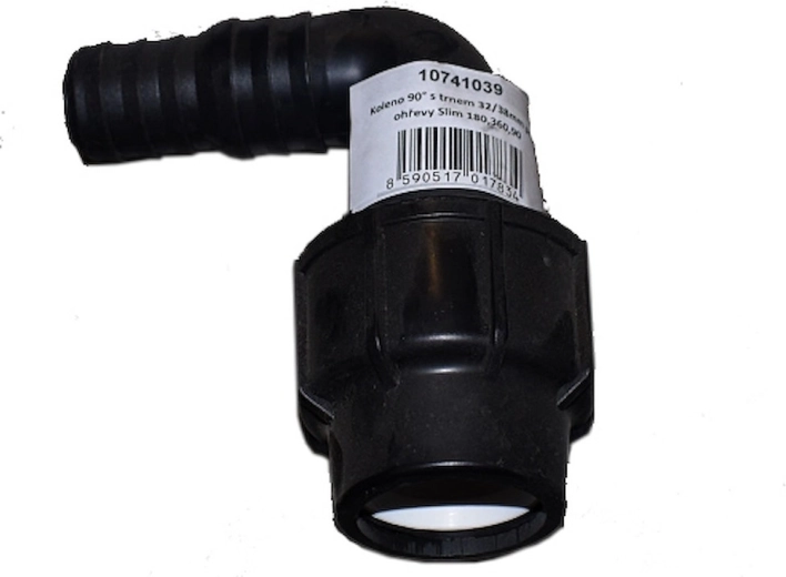 Γωνία 90° με ρακόρ/ακίδα 32/38 mm για ηλιακή θέρμανση Slim 90, 180 και 360