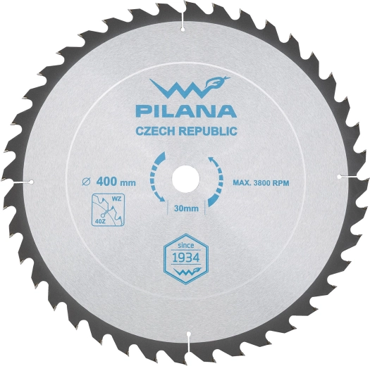 Πριονόδισκος PILANA SK 5255 WZ 400 mm, 40 δόντια, 30 mm