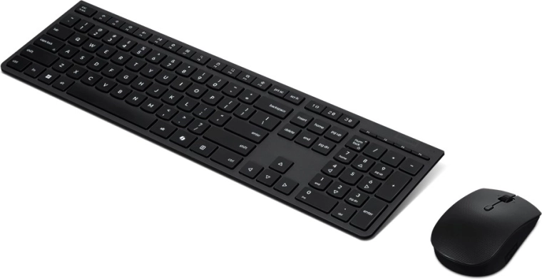 Lenovo επαγγελματικό ασύρματο επαναφορτιζόμενο πληκτρολόγιο και ποντίκι (US English)