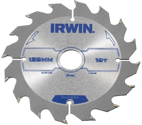 Πριονόδισκος IRWIN 180 mm, 24 δόντια, για ξύλο