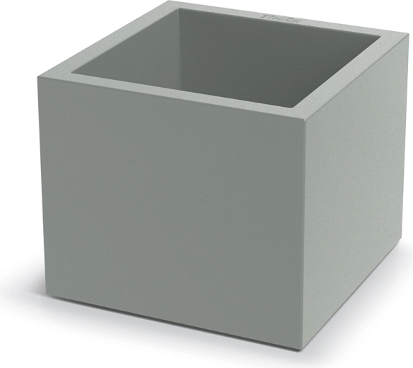 Γλάστρα Cubla Square 38 cm σε τσιμεντένιο γκρι