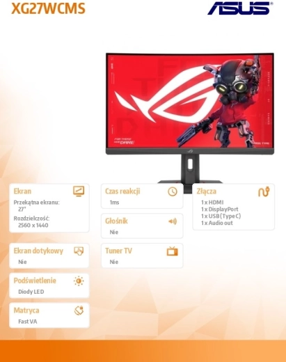Οθόνη 27" ROG FHD 280 Hz HDMI