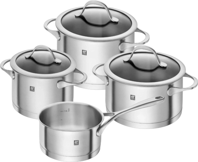 Σετ ανοξείδωτων κατσαρολών Zwilling Essence, 4 τεμαχίων