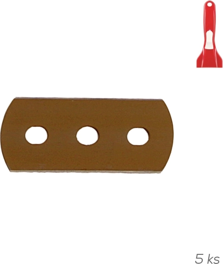 Ανταλλακτικές λεπίδες για ξύστρα (σετ 5 τεμ.)