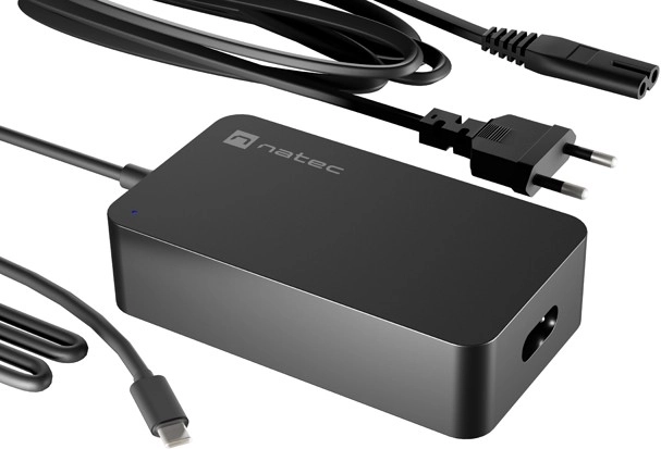 Φορτιστής USB‑C NATEC Grayling GaN 65W για φορητούς υπολογιστές