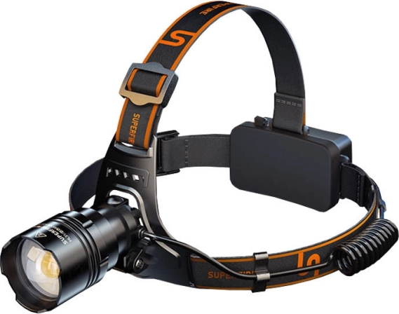 Φακός κεφαλής Superfire HL31 με USB‑C και ισχύ 2200 lm