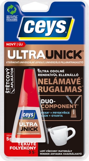 Στιγμιαία κόλλα με πινέλο 5 g ULTRAUNICK