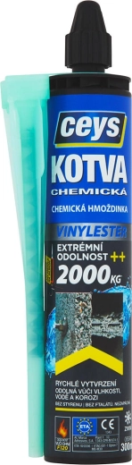 Χημική άγκυρα βινυλεστέρα 300 ml CEYS