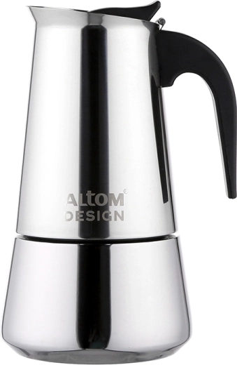 Ατσάλινη καφετιέρα Altom Design 200 ml για 4 φλιτζάνια