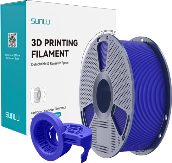 Sunlu υψηλής ταχύτητας ματ νήμα PETG μπλε