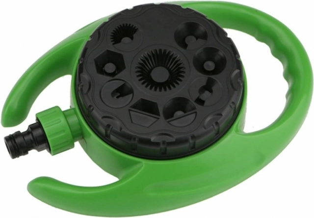 Πράσινος κηπικός ψεκαστήρας με 9 λειτουργίες και βροχερή ντουζιέρα