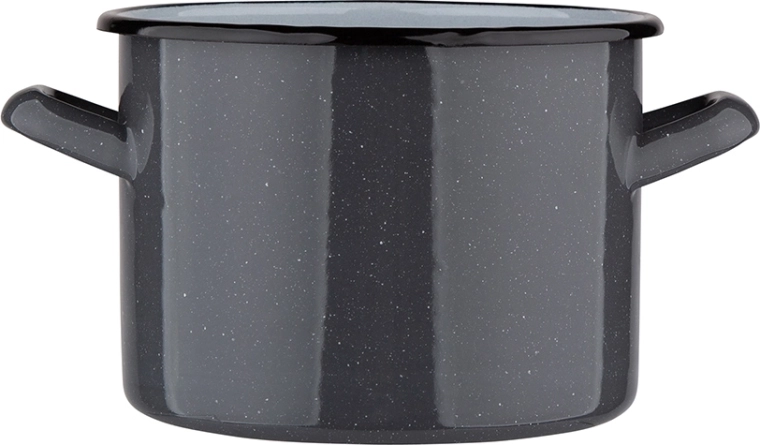 Απλή κατσαρόλα 1,5 l γκρι στικτή 14 cm