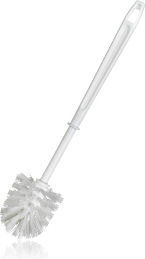 Βούρτσα WC πλαστική λευκή 8 × 36 cm