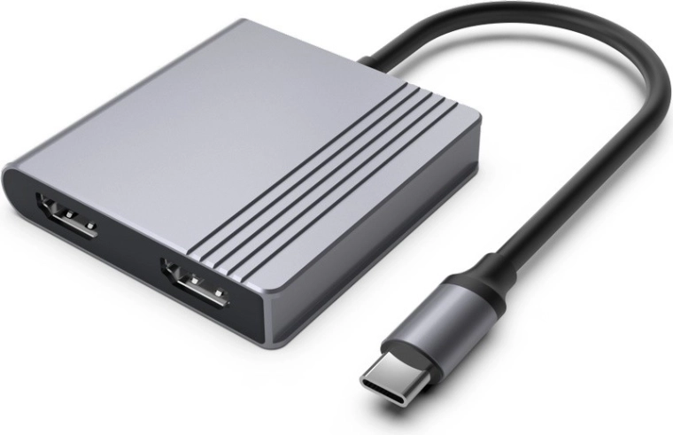 Προσαρμογέας USB‑C 3 σε 1 με HDMI, USB και Power Delivery, σε διαστημικό γκρι