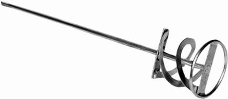 Σπείρα ανάμιξης 140 × 600 mm M14 δεξιόστροφη, γαλβανιζέ
