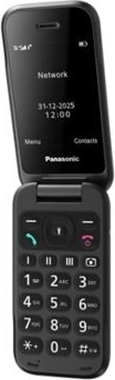 Panasonic KX‑TF600 μαύρο 4G τηλέφωνο με αναδιπλούμενο σχεδιασμό