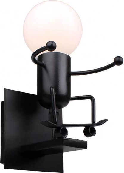 Επιτοίχιο φωτιστικό Loft μαύρο