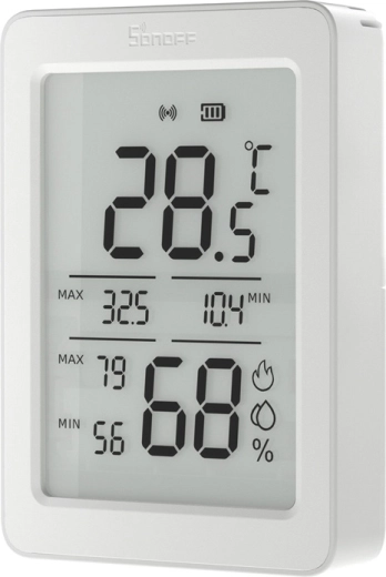 Sonoff AirGuard TH SNZB-02DR2 zigbee LCD αισθητήρας θερμοκρασίας και υγρασίας