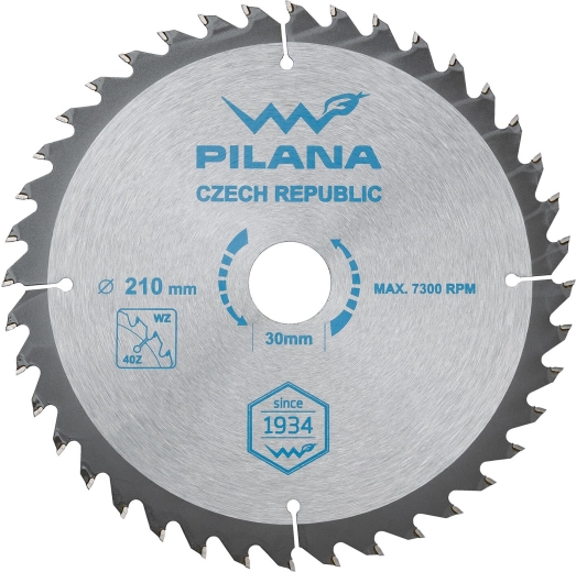 Δίσκος πριονιού PILANA SK 5255 WZ 210 mm, 40 δόντια