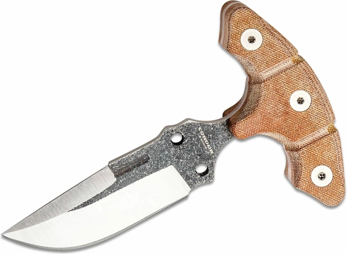 Τακτικό στιλέτο Condor Tactical P.A.S.S. EDC Dagger 10 cm, καφέ Micarta, δερμάτινη θήκη