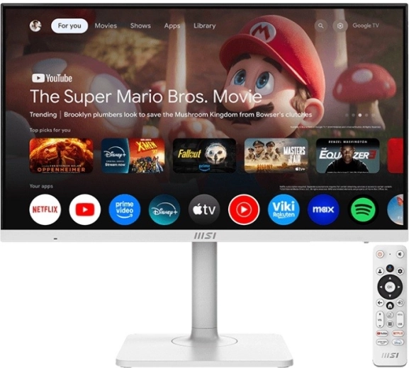 Οθόνη MSI 27" Modern MD272UPSW, 4K UHD, 60 Hz, λευκή