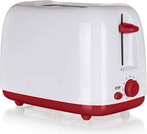Φρυγανιέρα για 2 τοστ λευκό‑μπορντό 650‑750 W