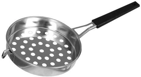 Ανοξείδωτο σουρωτήρι για νιόκι 17 cm με πλαστική λαβή