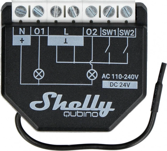 Ρυθμιστής Shelly Qubino Wave 2PM