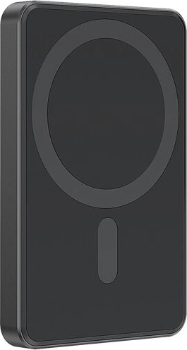 Μαγνητικό ασύρματο powerbank 5000 mAh 15 W μαύρο