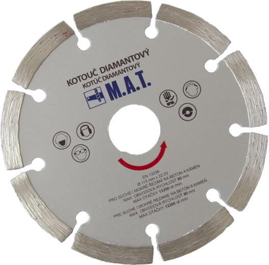 Τμηματικός διαμαντόδισκος 125 mm
