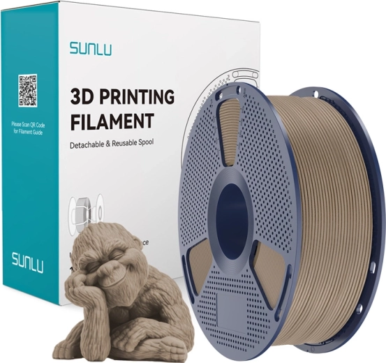 Νήμα Sunlu Wood για 3D εκτύπωση (εφέ ξύλου)