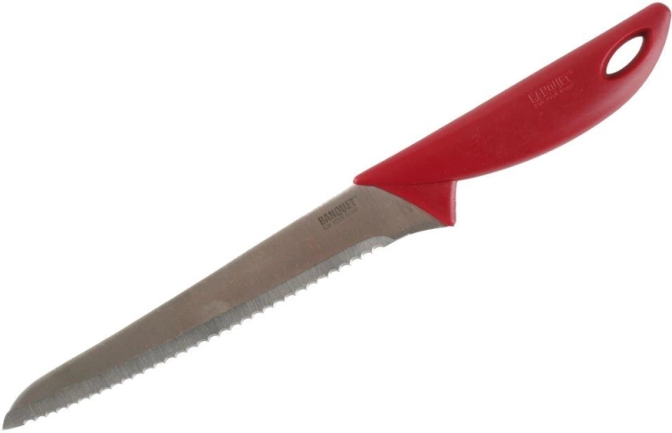 Μαχαίρι ψωμιού 20 cm Banquet Culinaria Red