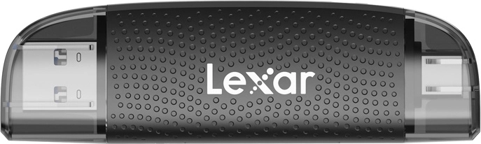 αναγνώστης καρτών μνήμης lexar dual usb-a/usb-c για sd και micro sd