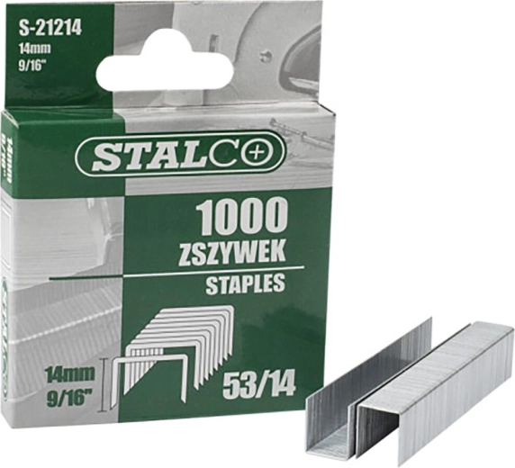 Συνδετήρες για συρραπτικό 6 mm τύπου A STALCO (1000 τεμ.)