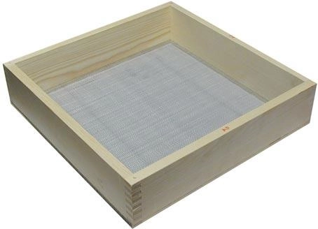 Οικοδομικό κόσκινο με ξύλινο πλαίσιο 52 × 45 cm, μάτι 4 mm