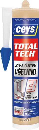 Καθολική κόλλα και σφραγιστικό 290 ml TOTAL TECH μπεζ CEYS