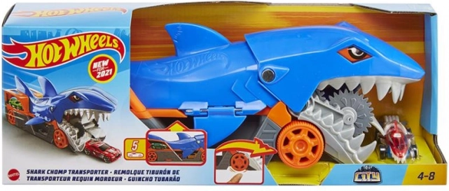 Hot Wheels City μεταφορέας καρχαρίας – μεταφορέας αυτοκινητακίων που «καταπίνει»