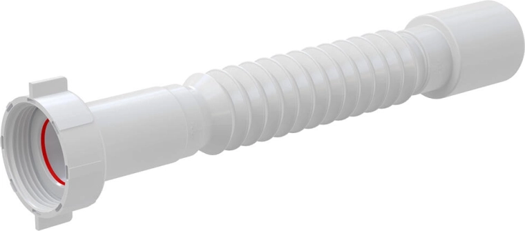 Εύκαμπτη σύνδεση 5/4" x 40 mm, ρυθμιζόμενος σωλήνας αποχέτευσης από πολυπροπυλένιο