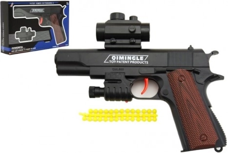 Πλαστικό πιστόλι για μαλακές μπίλιες 20 εκ. σε κουτί