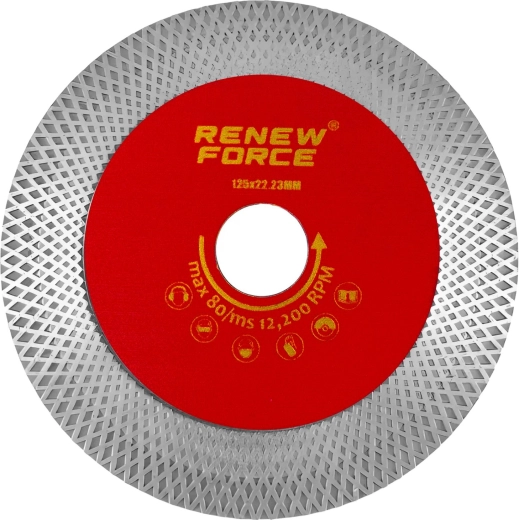 Διαμαντόδισκος Renew Force 125 mm 2 σε 1 για κοπή και λείανση