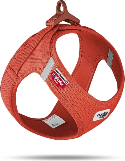 Curli Air-Mesh σαμαράκι με κούμπωμα Sun Orange 2XS (2–4 kg)