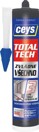 Καθολική κόλλα και σφραγιστικό 290 ml μαύρο CEYS TOTAL TECH