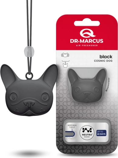 Dr. Marcus Cosmic Dog αποσμητικό χώρου αυτοκινήτου Black