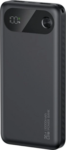 Powerbank USAMS PB80 10000 mAh, 20W PD, 2×USB‑A + USB‑C, μαύρο