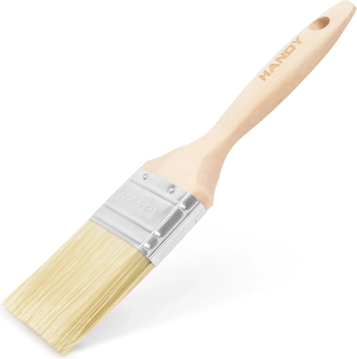 Πλακέ πινέλο βαφής με ξύλινη λαβή 63 mm