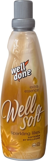 Well Done Wellsoft Golden Rose συμπυκνωμένο μαλακτικό 1 l με άρωμα τριαντάφυλλου