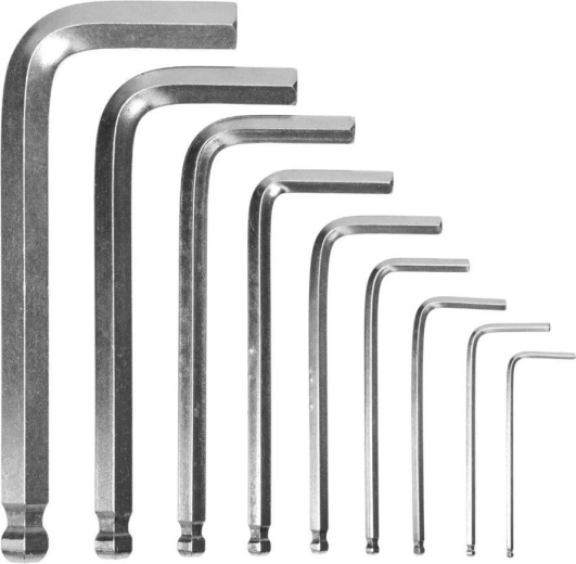 Σετ κλειδιών Allen (imbus) με μπίλια 1,5–10 mm DREL