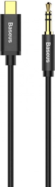 Καλώδιο ήχου Baseus USB-C σε βύσμα 3,5 mm, μαύρο 1,2 m