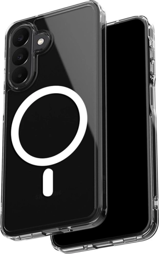 Crong υβριδική διάφανη μαγνητική θήκη MagSafe για Samsung Galaxy A27 5G - 1 τεμ.